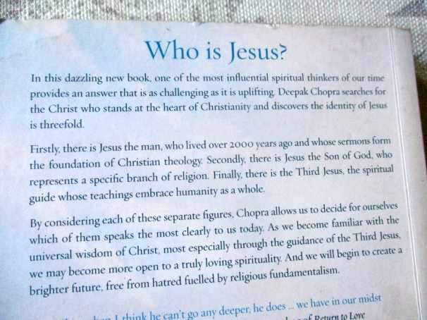 THE THIRD JESUS - HOW TO FIND TRUTH AND LOVE IN TODAY'S WORLD - DEEPAK CHOPRA