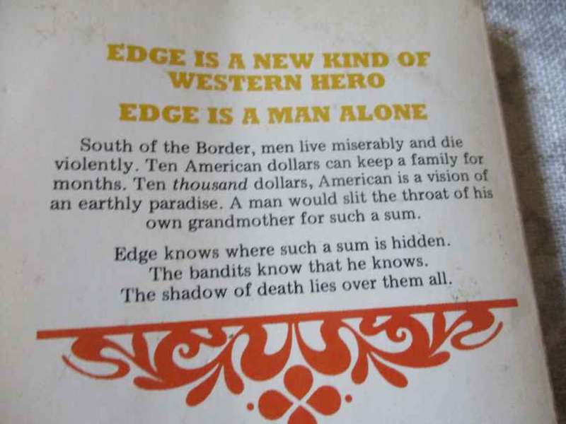 EDGE - TEN THOUSAND DOLLARS AMERICAN - GEORGE G GILMAN ( western )