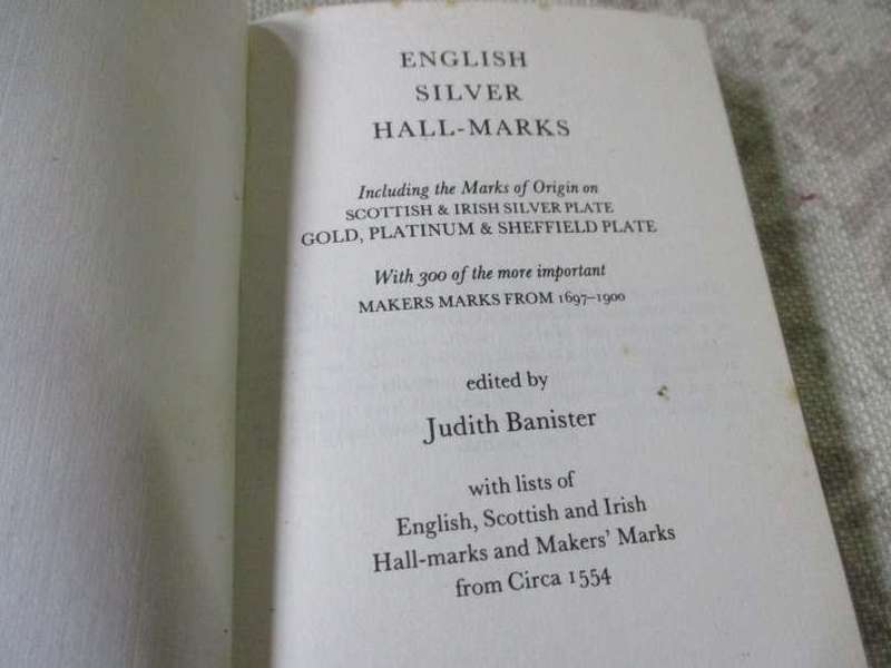 ENGLISH SILVER HALL-MARKS - JUDITH BANISTER