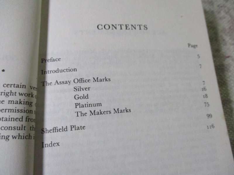 ENGLISH SILVER HALL-MARKS - JUDITH BANISTER