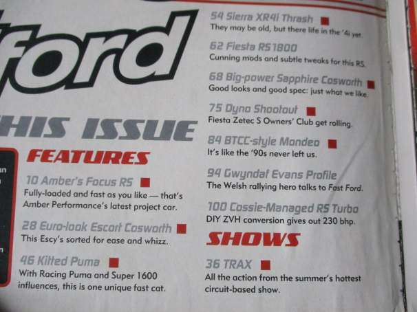 FAST FORD MAGAZINE NOVEMBER 2005 ISSUE 233 - MAGAZINE