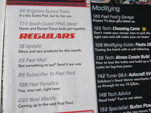 FAST FORD MAGAZINE NOVEMBER 2005 ISSUE 233 - MAGAZINE