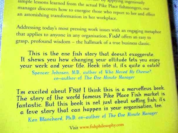 FISH ! - A REMARKABLE WAY TO BOOST MORALE AND IMPROVE RESULTS - STEPHEN C LUNDIN Ph.D.