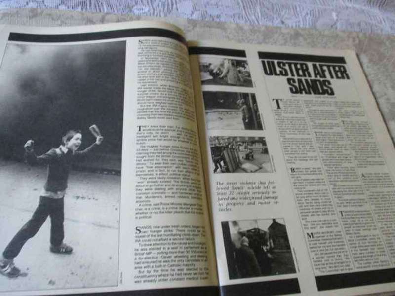 SCOPE MAGAZINE 5 JUNE 1981 ( scope girl of the year Leanne summerbee, ireland, roger daltrey,