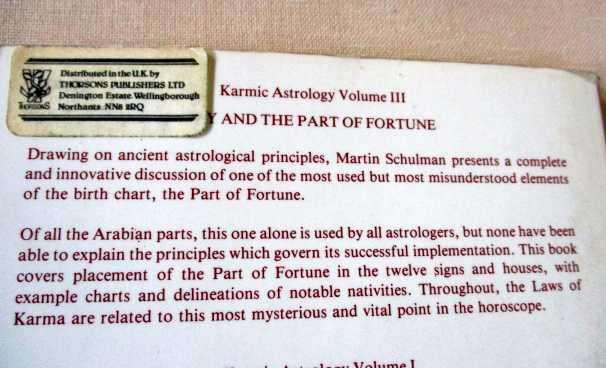 KARMIC ASTROLOGY - VOLUME III - JOY AND THE PART OF FORTUNE
