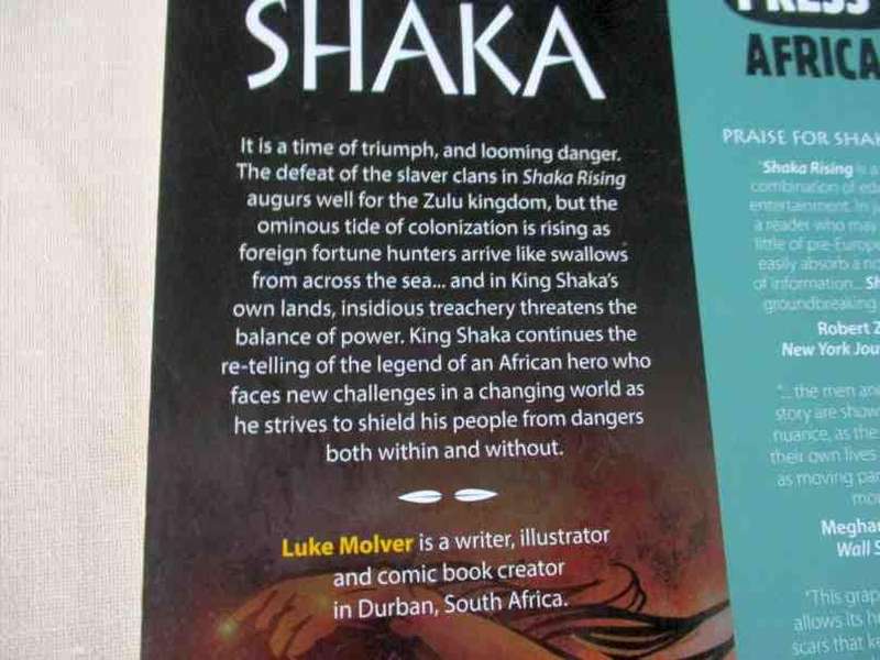 KING SHAKA - ZULU LEGEND - LUKE W MOLVER - THE AFRICAN GRAPHIC NOVEL SERIES