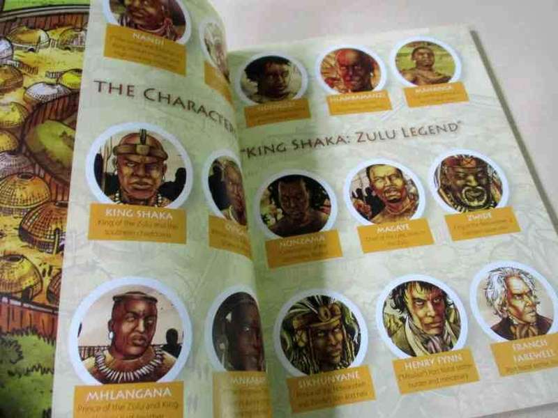 KING SHAKA - ZULU LEGEND - LUKE W MOLVER - THE AFRICAN GRAPHIC NOVEL SERIES