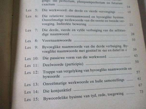 LATYN VIR DIE REGSTUDENT - D.M. KRIEL