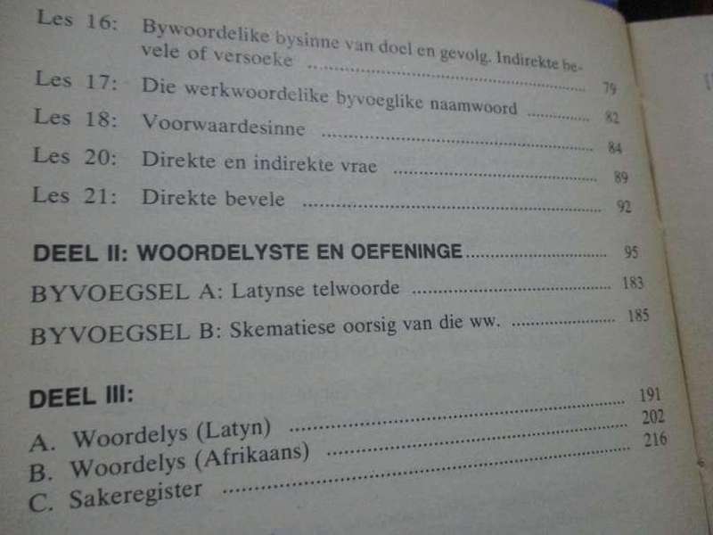 LATYN VIR DIE REGSTUDENT - D.M. KRIEL