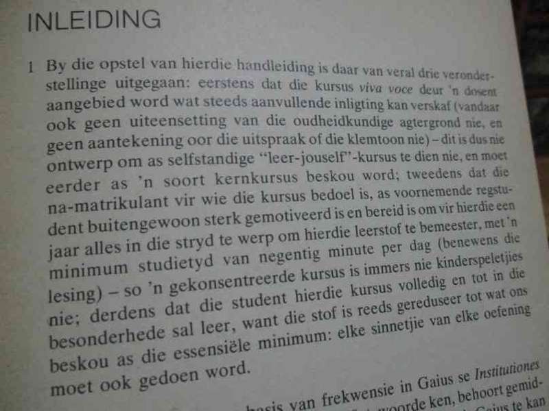 LATYN VIR DIE REGSTUDENT - D.M. KRIEL