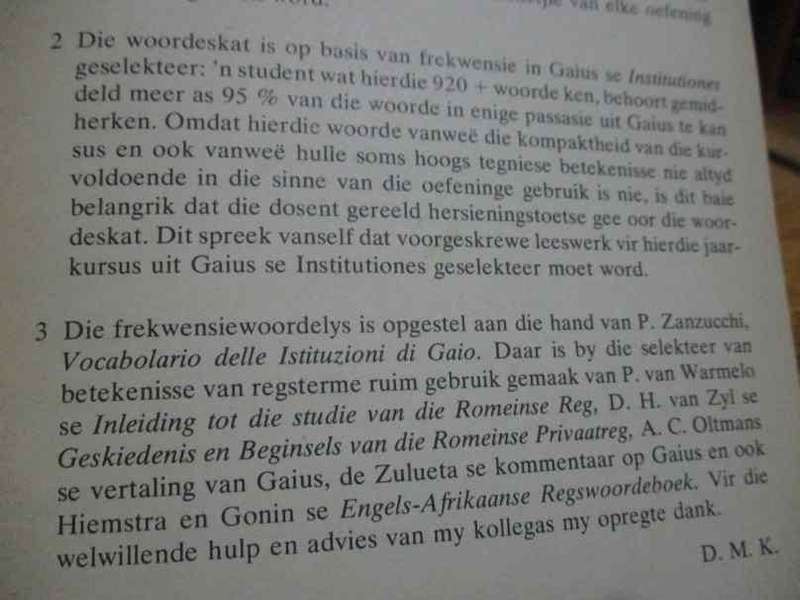 LATYN VIR DIE REGSTUDENT - D.M. KRIEL