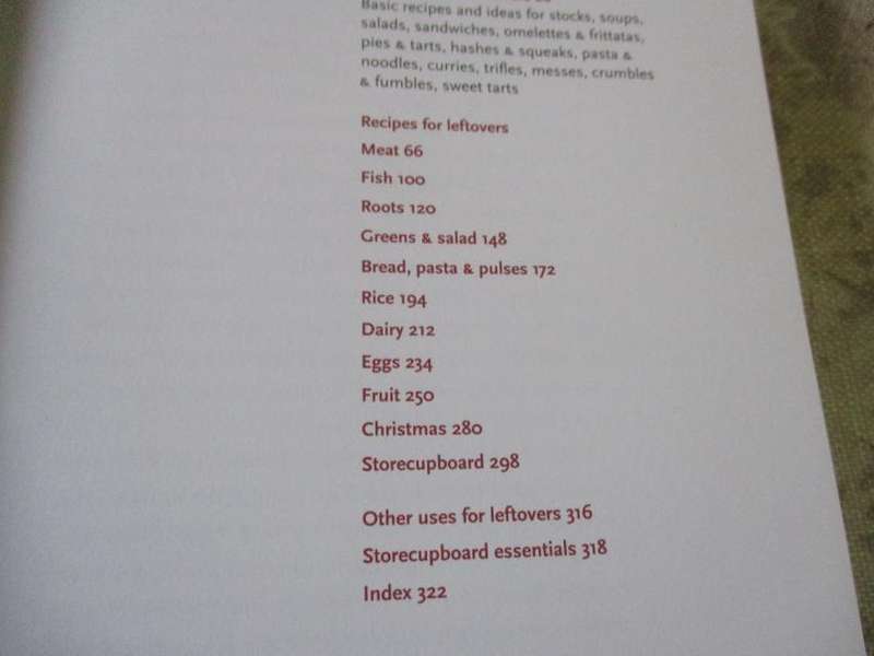 LOVE YOUR LEFTOVERS - RECIPES FOR THE RESOURCEFUL COOK - HUGH FEARNLLEY-WHITTINGSTALL - RIVER COT...