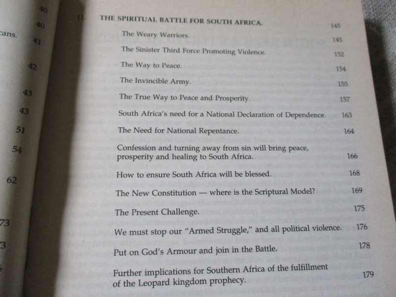 THE LEOPARD KINGDOM OF DANIEL 7:6 - SOUTH AFRICA'S FUTURE IN BIBLE PROPHECY - R HIGGINS