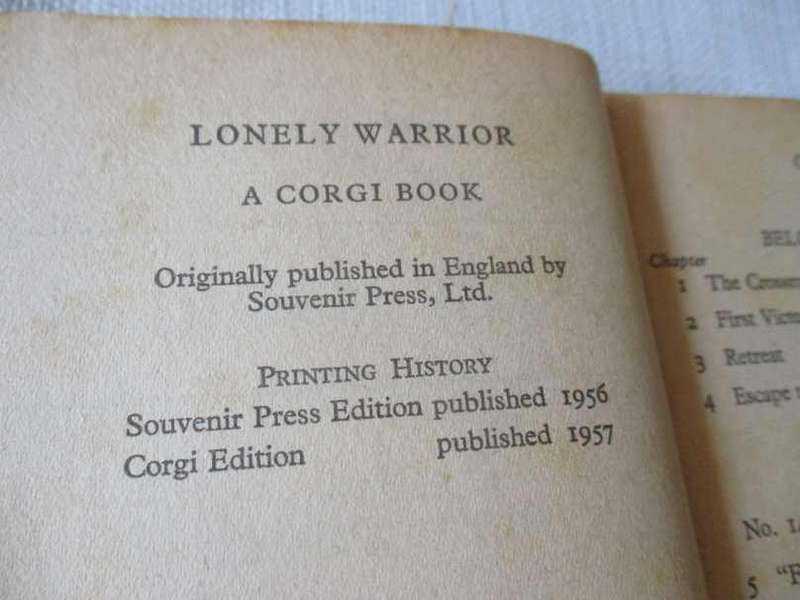 LONELY WARRIOR - THE JOURNAL OF BRITAIN FIGHTER PILOT JEAN OFFENBERG
