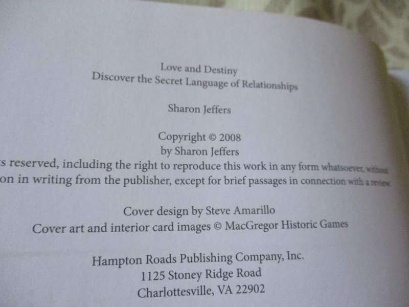 LOVE AND DESTINY - DISCOVER THE SECRET LANGUAGE OF RELATIONSHIPS - SHARON JEFFERS
