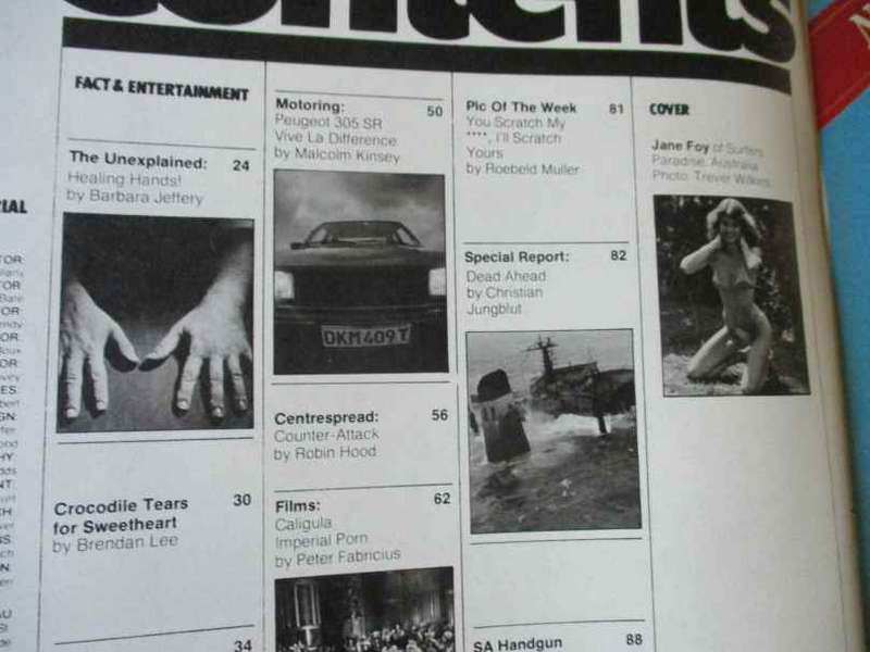 SCOPE MAGAZINE 1 MAY 1981 ( PEUGEOT 305, JERUSALEM )