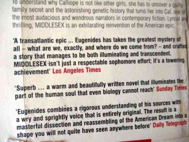 MIDDLESEX - JEFFREY EUGENIDES