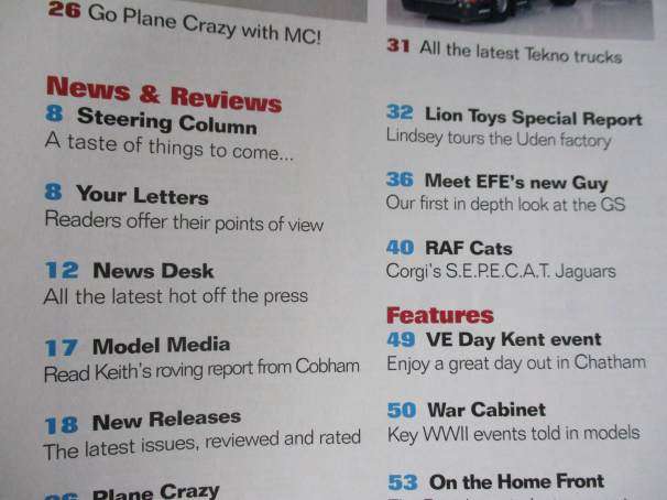 MODEL COLLECTOR JUNE 2005 - MAGAZINE