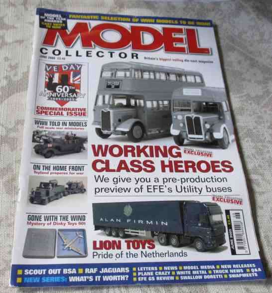 MODEL COLLECTOR JUNE 2005 - MAGAZINE