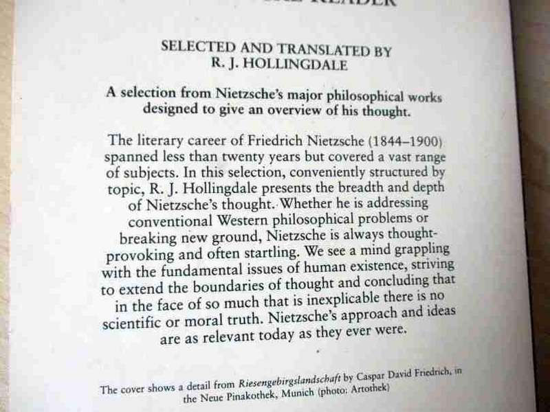 A NIETZSCHE READER - PENGUIN CLASSICS