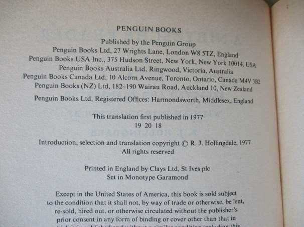A NIETZSCHE READER - PENGUIN CLASSICS