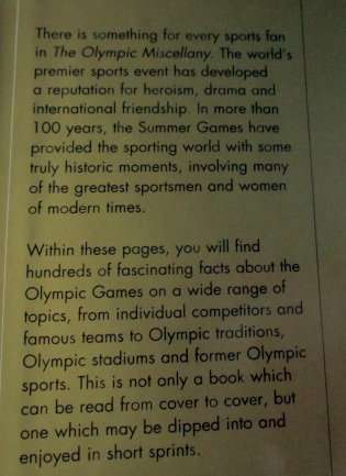 THE OFFICIAL OLYMPIC GAMES MISCELLANY - JOHN WHITE