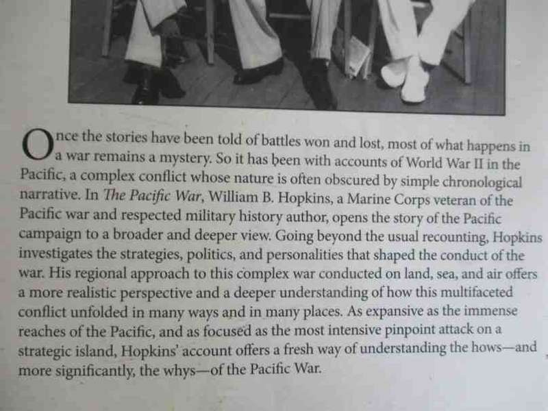 THE PACIFIC WAR - THE STRATEGY, POLITICS, AND PLAYERS THAT WON THE WAR - WILLIAM B HOPKINS