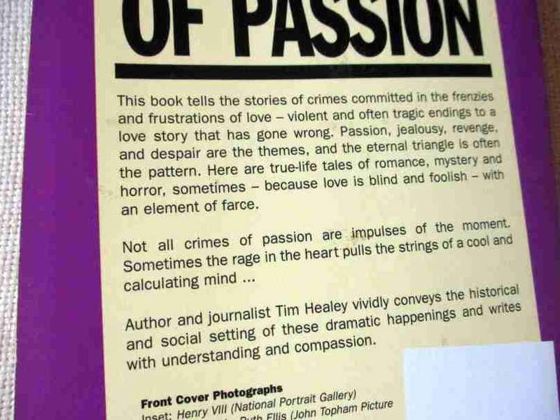 THE WORLD'S GREATEST CRIMES OF PASSION - TIM HEALEY