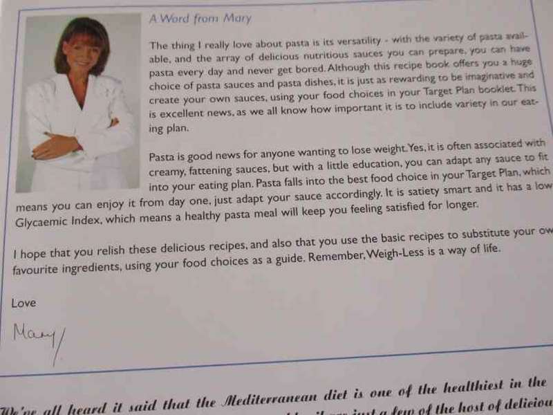 PASTA PERFECT - WEIGH-LESS