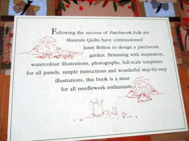 IN A PATCHWORK GARDEN - GARDEN DESIGNS IN APPLIQUE - JANET BOLTON