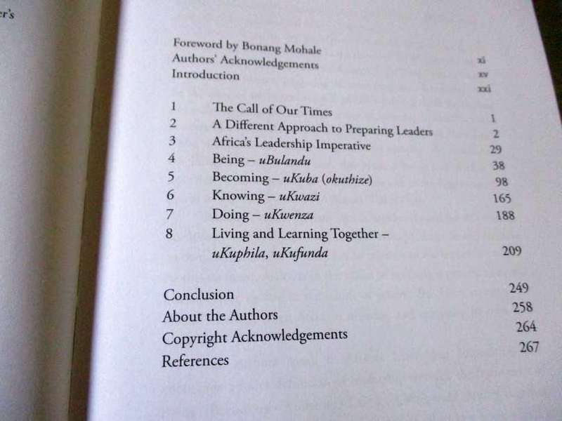 PERSONAL GROWTH - AFRICAN STYLE - BARBARA NUSSBAUM, SUDHANSHU PALSUL, VELAPHI MKHIZE ( signed )