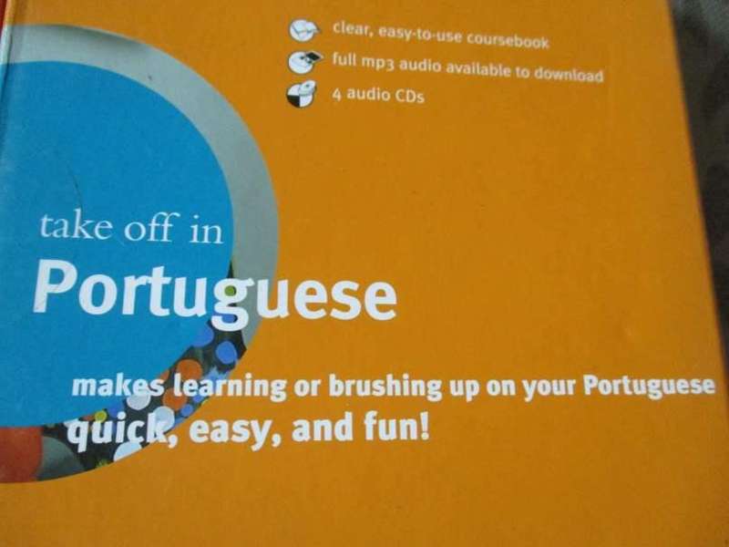 TAKE OFF IN PORTUGESE - THE COMPLETE LANGUAGE-LEARNING KIT - OXFORD ( book & 4 CD's )