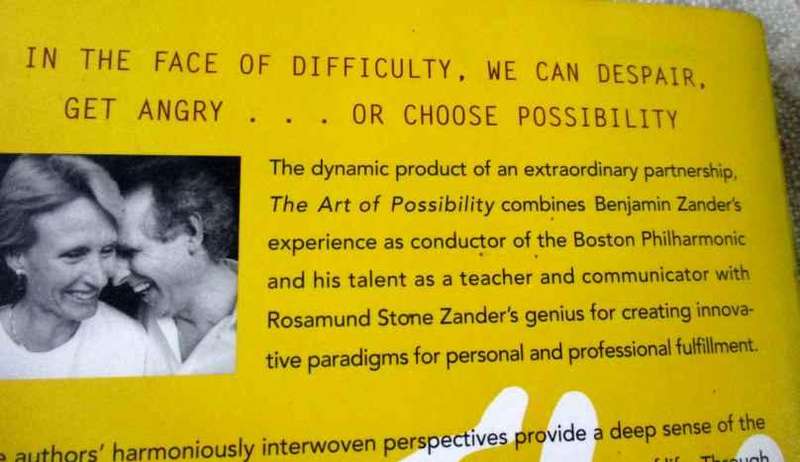THE ART OF POSSIBILITY - TRANSFORMING PROFESSIONAL AND PERSONAL LIFE - ROSAMUND STONE ZANDER