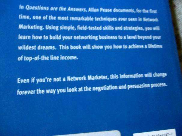 QUESTIONS AND AND THE ANSWERS - HOW TO GET TO 'YES' IN NETWORK MARKETING - ALLAN PEASE
