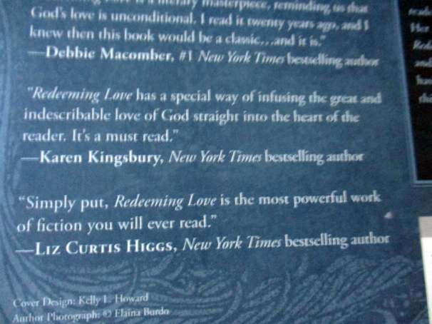 REDEEMING LOVE - FRANCINE RIVERS