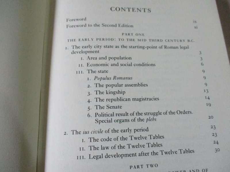 AN INTRODUCTION TO ROMAN LEGAL AND CONSTITUTIONAL HISTORY - WOLFGANG KUNKEL ( second edition )