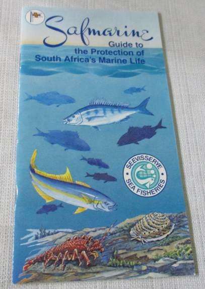 SAFMARINE GUIDE TO THE PROTECTION OF SOUTH AFRICA'S MARINE LIFE ( 80's )