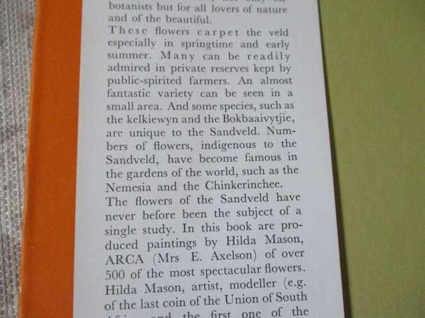 WESTERN CAPE SANDVELD FLOWERS - HILDA MASON