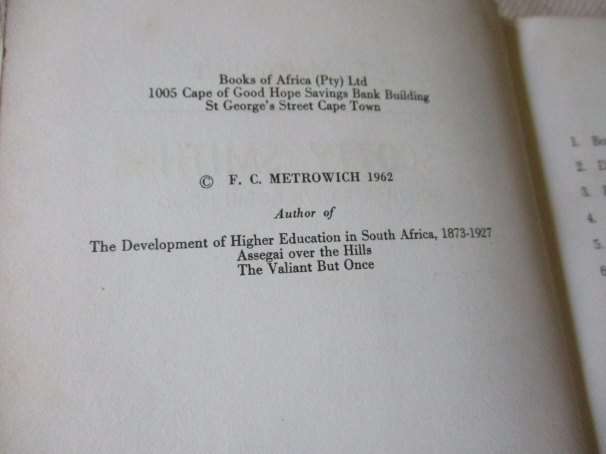 SCOTTY SMITH - SOUTH AFRICA'S ROBIN HOOD - F.C. METROWICH