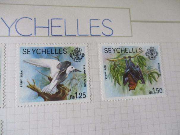 SHEET WITH 8 SEYCHELLES  STAMPS