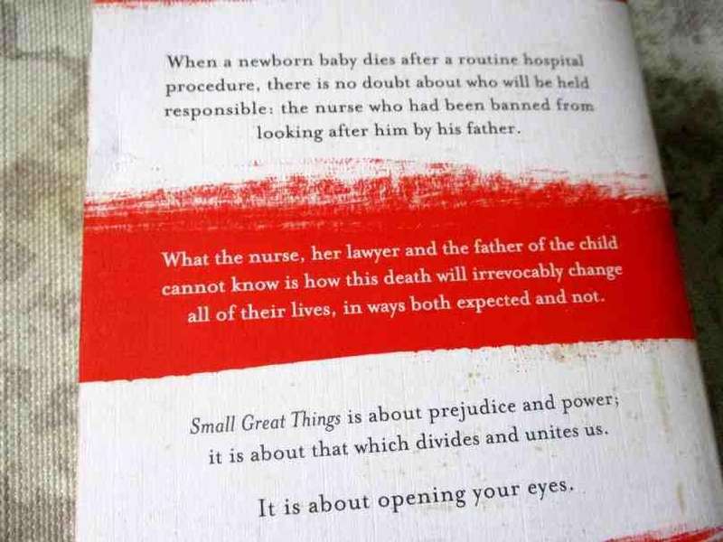 SMALL GREAT THINGS -  JODI PICOULT