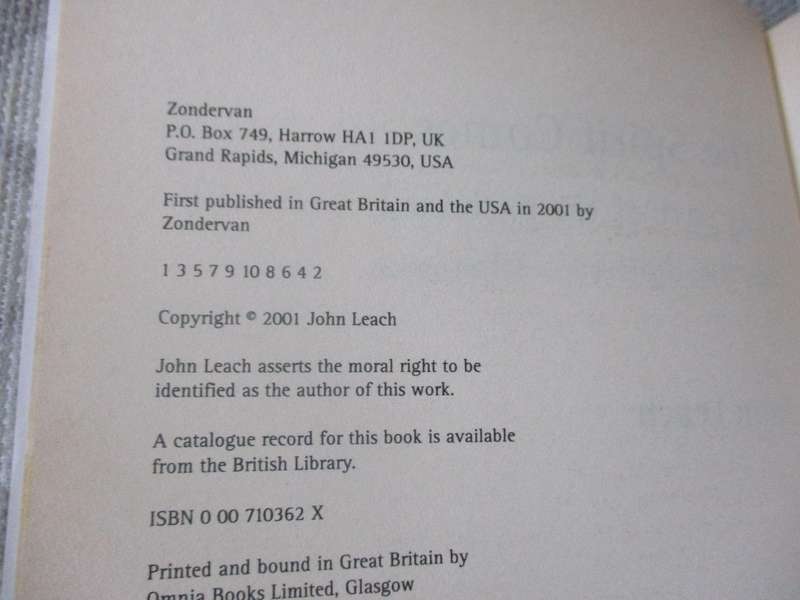 THE SPIRIT COMES ( AS PART OF THE PACKAGE ) - JOHN LEACH