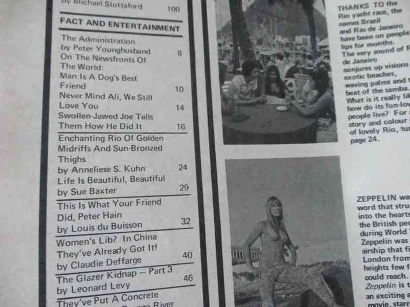 SCOPE MAGAZINE 2 APRIL 1971 ( STATION BOMB VICTIM, FRAZIER - ALI, HENDRIK VERWOERD DAM,