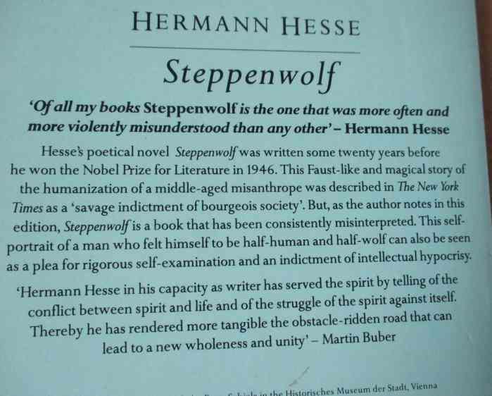 STEPPENWOLF - HERMAN HESSE