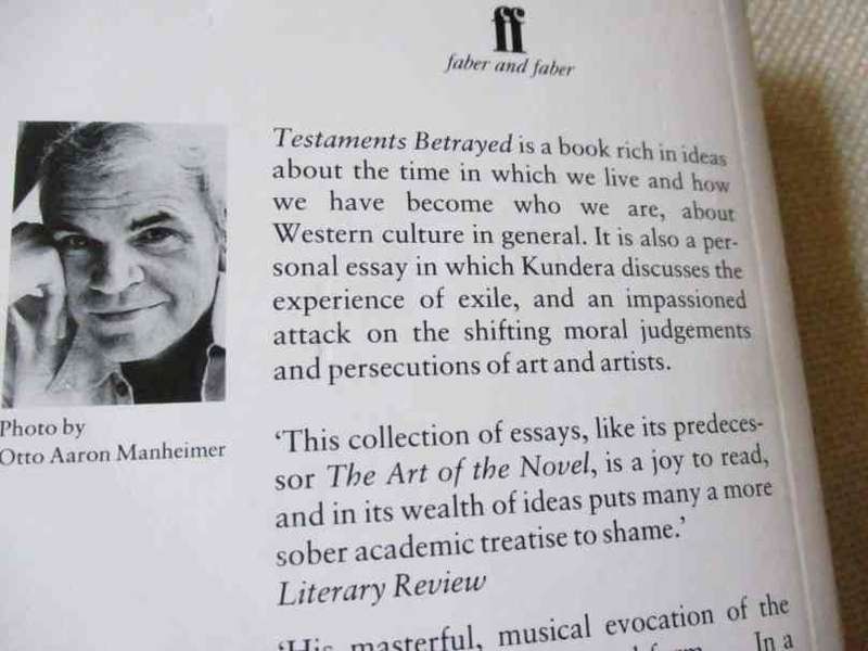 TESTAMENTS BETRAYED - MILAND KUNDERA