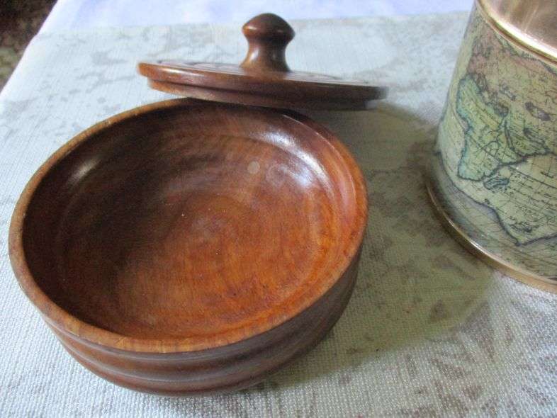 2 X  VINTAGE TOBACCO CONTAINERS