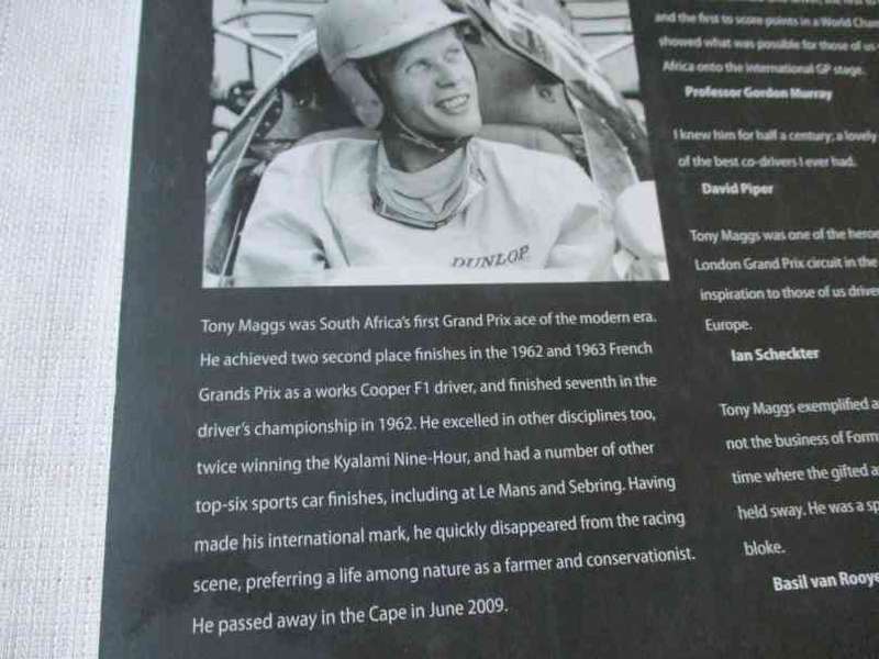 TONY MAGS - SOUTH AFRICA'S FORGOTTEN GRAND PRIX ACE - GREG MILLS