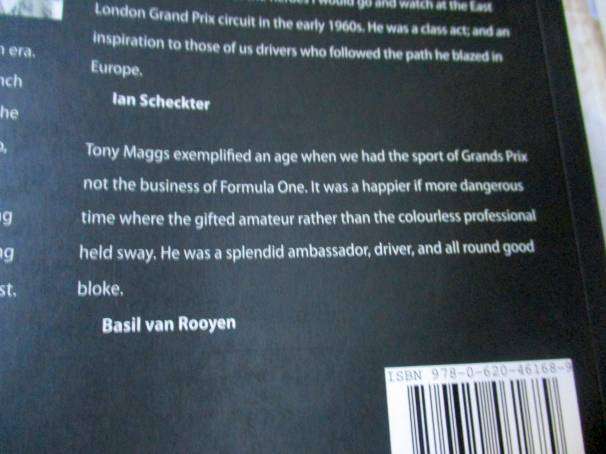TONY MAGS - SOUTH AFRICA'S FORGOTTEN GRAND PRIX ACE - GREG MILLS