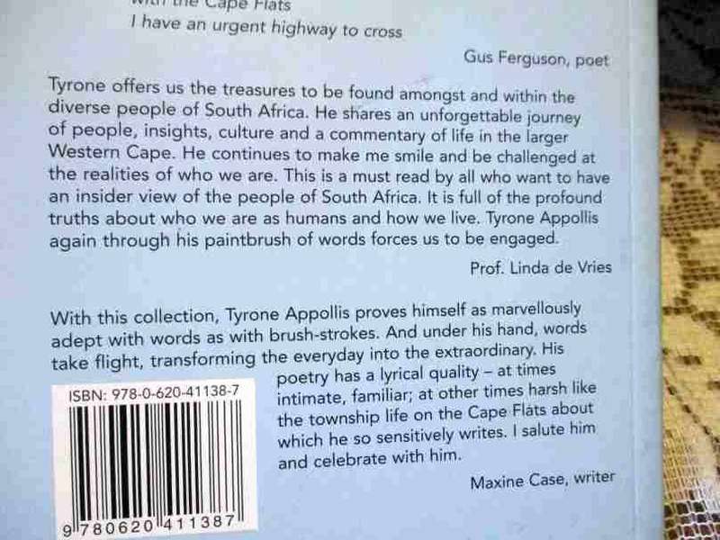 TRAIN TO MITCHELLS PLAIN - POETRY - TYRONE APPOLLIS