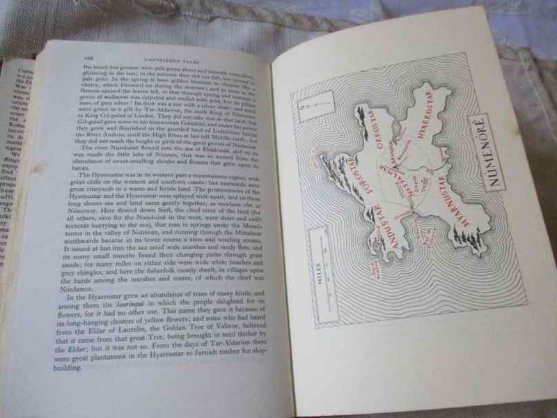 TOLKIEN UNFINISHED TALES OF NUMENOR AND MIDDLE-EARTH - J.R.R. TOLKIEN ( FIRST EDITION 1980 HARDCOVER